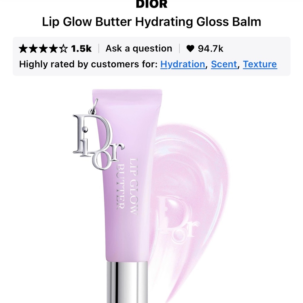 Dior Lip Glow Butter - Soft Purple